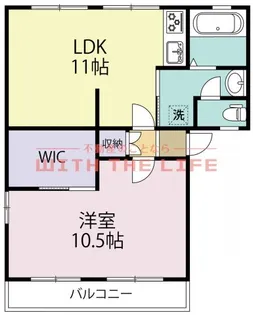 三ノ江ハイツ【206号号室】の間取り