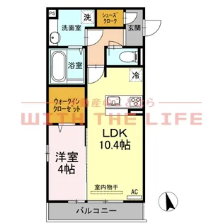 Aria(アリア)【307号号室】の間取り