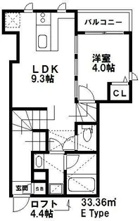 MIKE【205号号室】の間取り