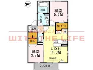 シュトラール【101号号室】の間取り