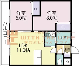 カーサ28【101号号室】の間取り