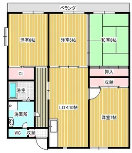 池松コーポⅡ【102号号室】の間取り