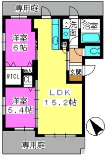 ラフィーネ【1階】の間取り