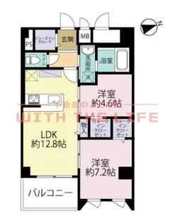 ELGRAND久留米(エルグランドクルメ)【601号号室】の間取り