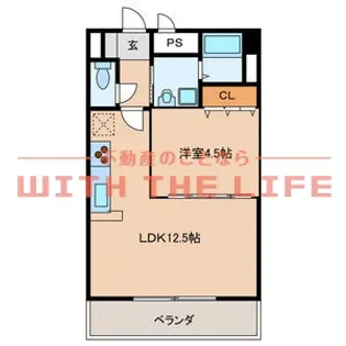 E・POPULARⅡ(イーポプラールツー)【204号号室】の間取り