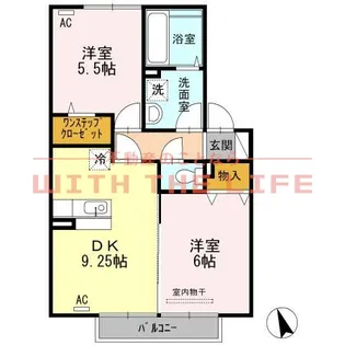 ホワイトクローバー【203号号室】の間取り