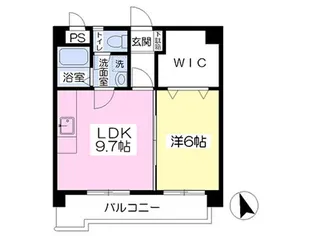 Castle城南(キャッスル城南)【302号号室】の間取り