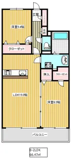 サクセス東櫛原【303号号室】の間取り