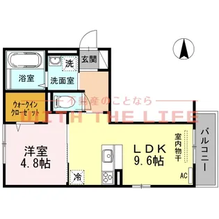 ルーエ西町【3階】の間取り
