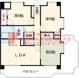 ウイング21【401号号室】の間取り