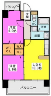 ステラSTⅡ【101号号室】の間取り