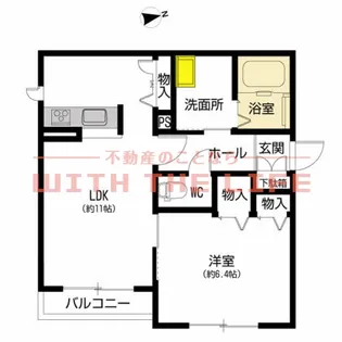 シャーメゾン縁【201号号室】の間取り