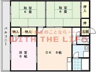 イーストハイツ高崎【501号号室】の間取り