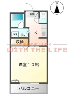 プリティパーク小森野【202号号室】の間取り