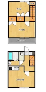 ソレアード【106号号室】の間取り