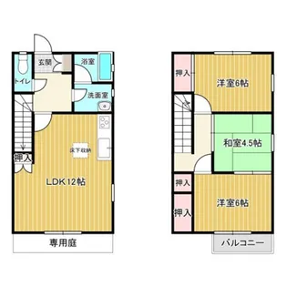 国分ガーデンハイツ【H102号号室】の間取り