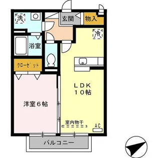 プリメーロ【106号号室】の間取り