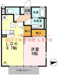 アンジュ【207号号室】の間取り