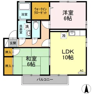 プティ・フレーズ 【201号号室】の間取り