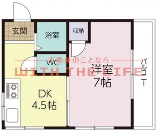 マロンハウス【201号号室】の間取り