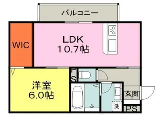 レガートⅡ【110号号室】の間取り