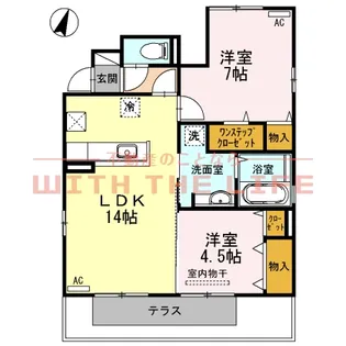 カーサベルデ【B102号号室】の間取り