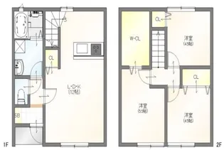Maison Blanche ll【110号号室】の間取り