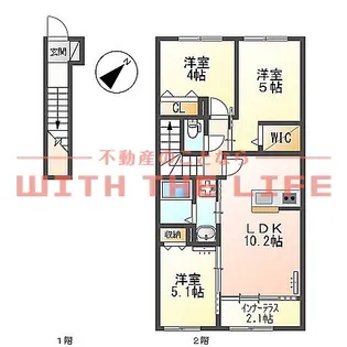 Mana【202号号室】の間取り