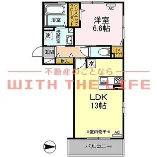 ダンケプロスト【101号号室】の間取り