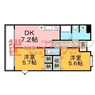 ヴィラ壱番館【103号号室】の間取り