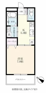 プレアデス2017【106号号室】の間取り