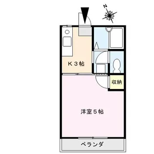 シャトレM’S壱番館【105号号室】の間取り