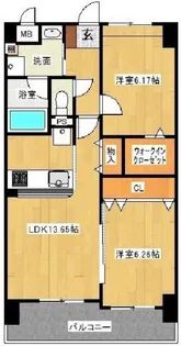 アトール城南【404号号室】の間取り