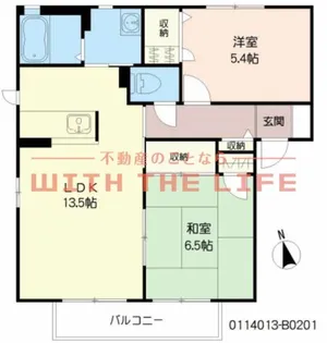 シャンティ小森野【A201号号室】の間取り