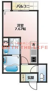 THE NOBLES(ザノーブルス)諏訪野町Ⅱ【105号号室】の間取り