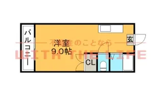 オアシスビル【302号号室】の間取り