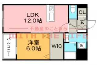 アレイⅡ【302号号室】の間取り