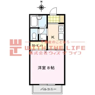 セジュール国分II【B108号号室】の間取り