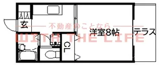 セジュール国分【A201号号室】の間取り