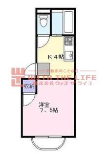 クリオハイム【201号号室】の間取り