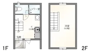 クラシャス善導寺【5号号室】の間取り