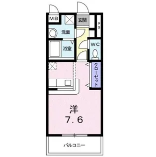 インター久留米SUR【2階】の間取り