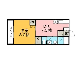 諏訪野ビル【603号号室】の間取り
