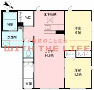 クラヴィエ野中町【101号号室】の間取り