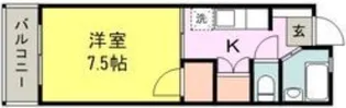 OAK VILLA 久留米【202号号室】の間取り