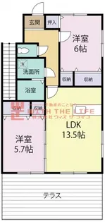 CASAFIORE中原【101号号室】の間取り
