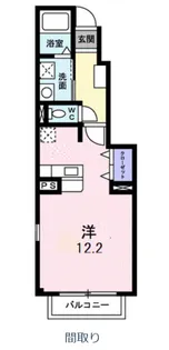 ミーツハオス西町弐番館【1階】の間取り