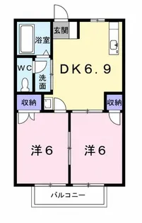Fiori(フィオーリ)【102号号室】の間取り