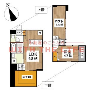 ADC津福ソフィア【101号号室】の間取り