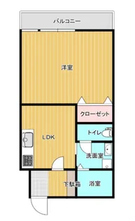 エスペランザ【106号号室】の間取り